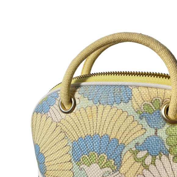 Spartina 449 Daufuskie Island Yellow Green Mini Makeup Bag - Picture 6 of 6